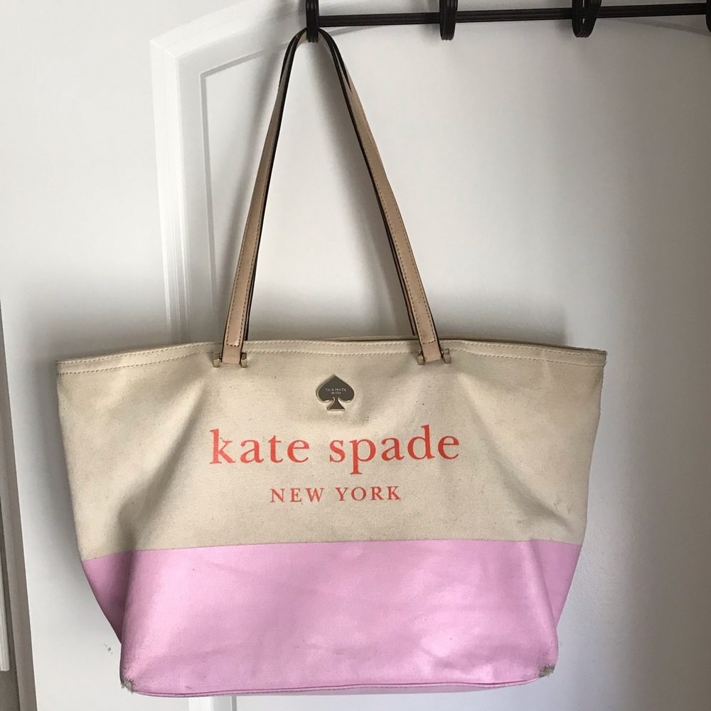 Kate Spade Canvas Logo Tote